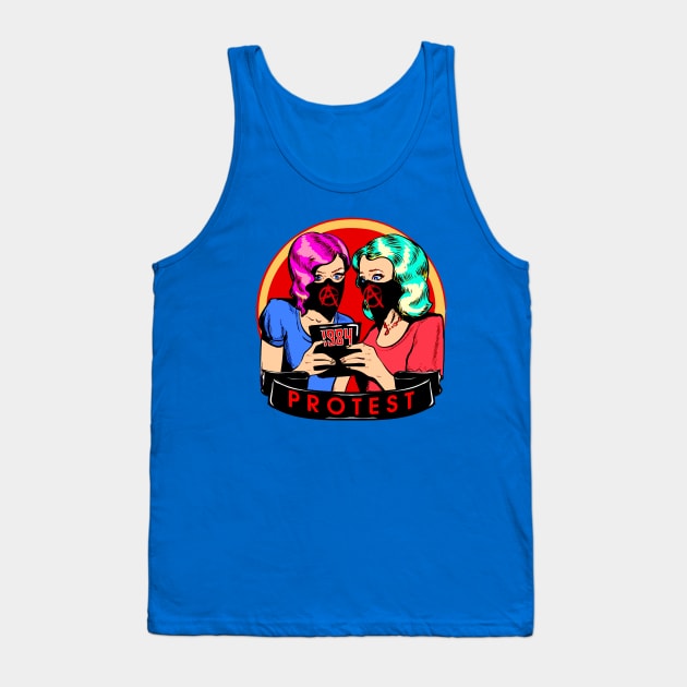 PROTEST Tank Top by theanomalius_merch